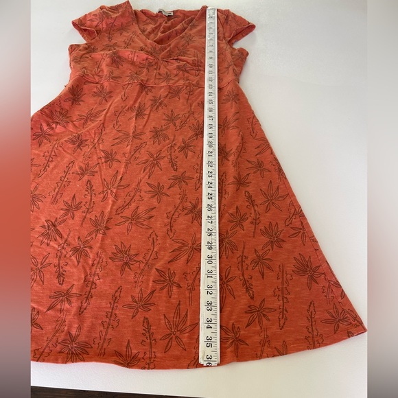 Toad&CO Rosemarie Dress in Poppy Airy Floral Print A Lined Stretch Ruched Size L - Picture 7 of 8